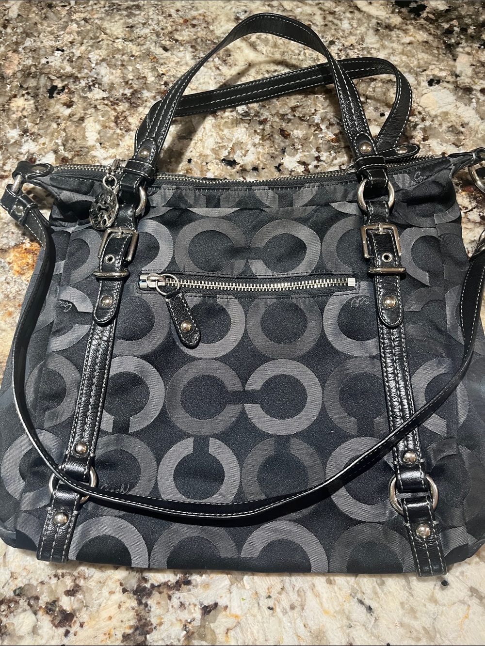 Nylon Coach purse